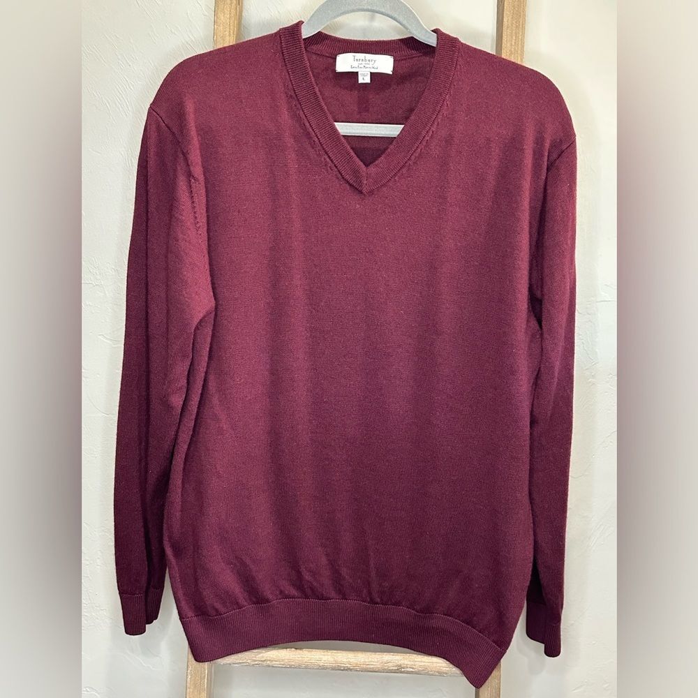 Turnbury Extra Fine Merino Wool Sweater Size Large